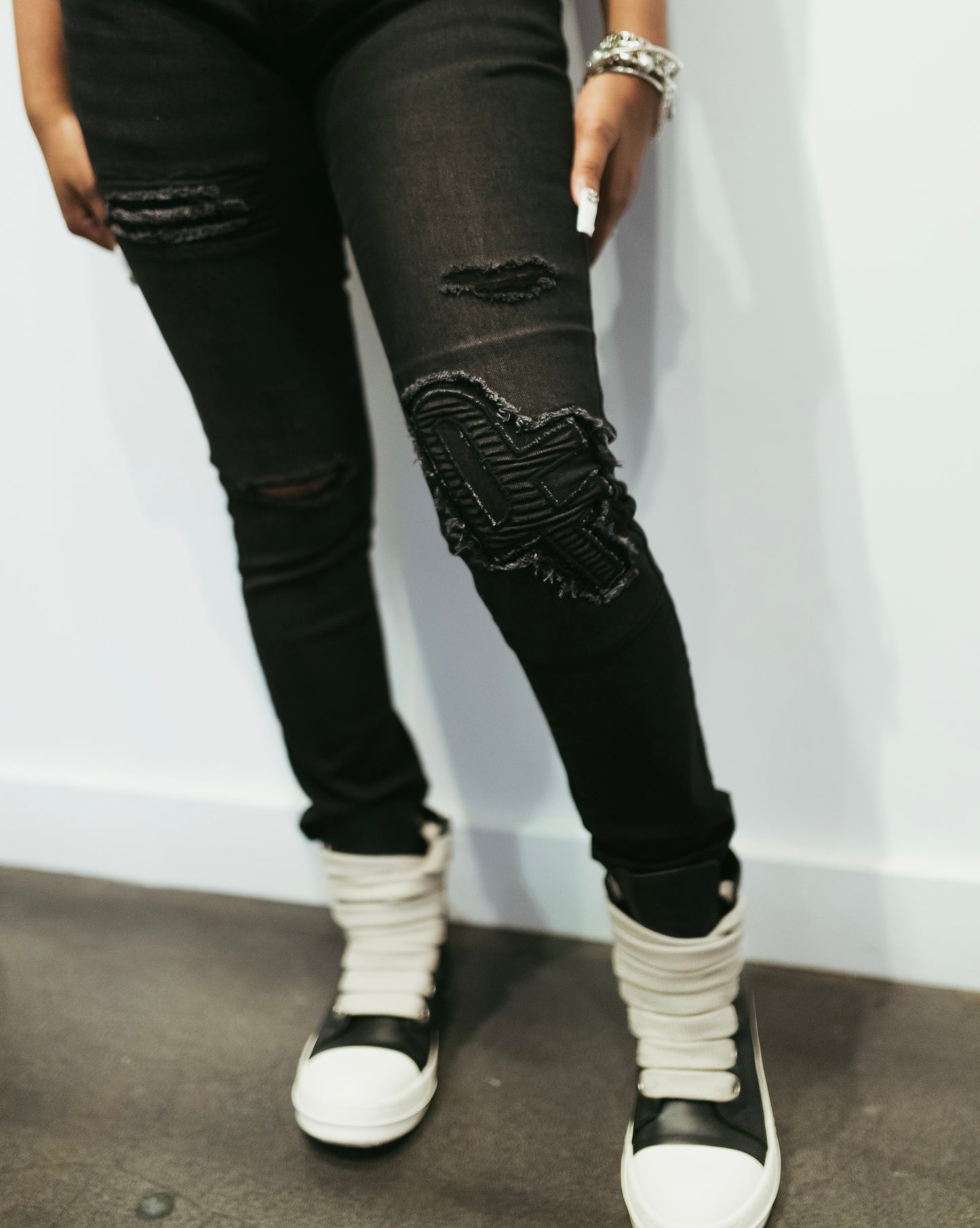 DF STAMPED JEANS
